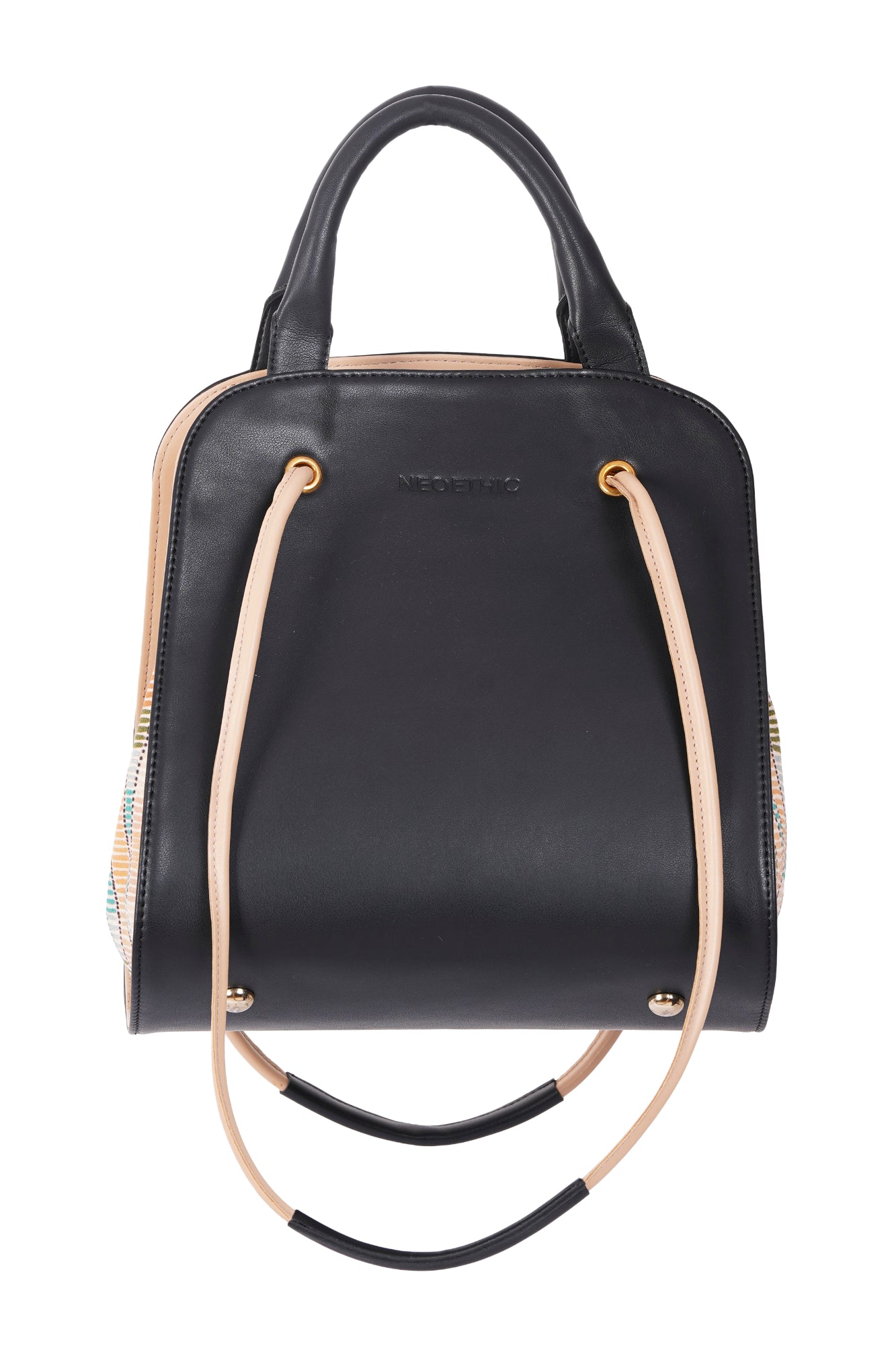 Terra Code Canvas Printed Drawstring Bucket Bag