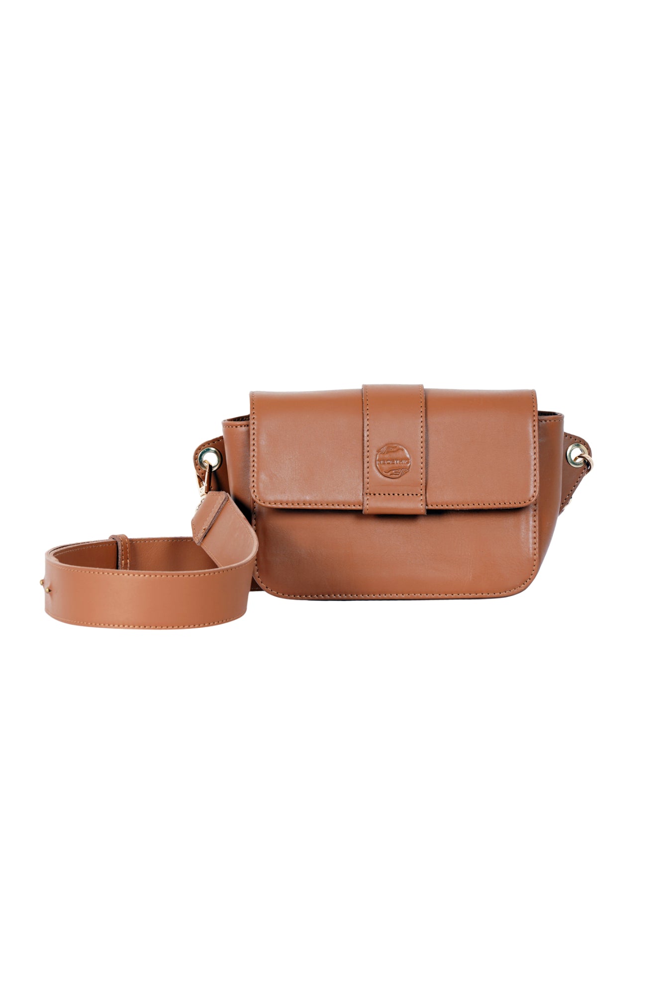 Tan Leather Fanny Pack