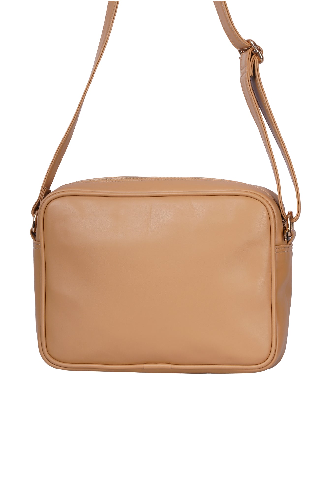 Nude Vegan Leather Cane Crossbody Bag