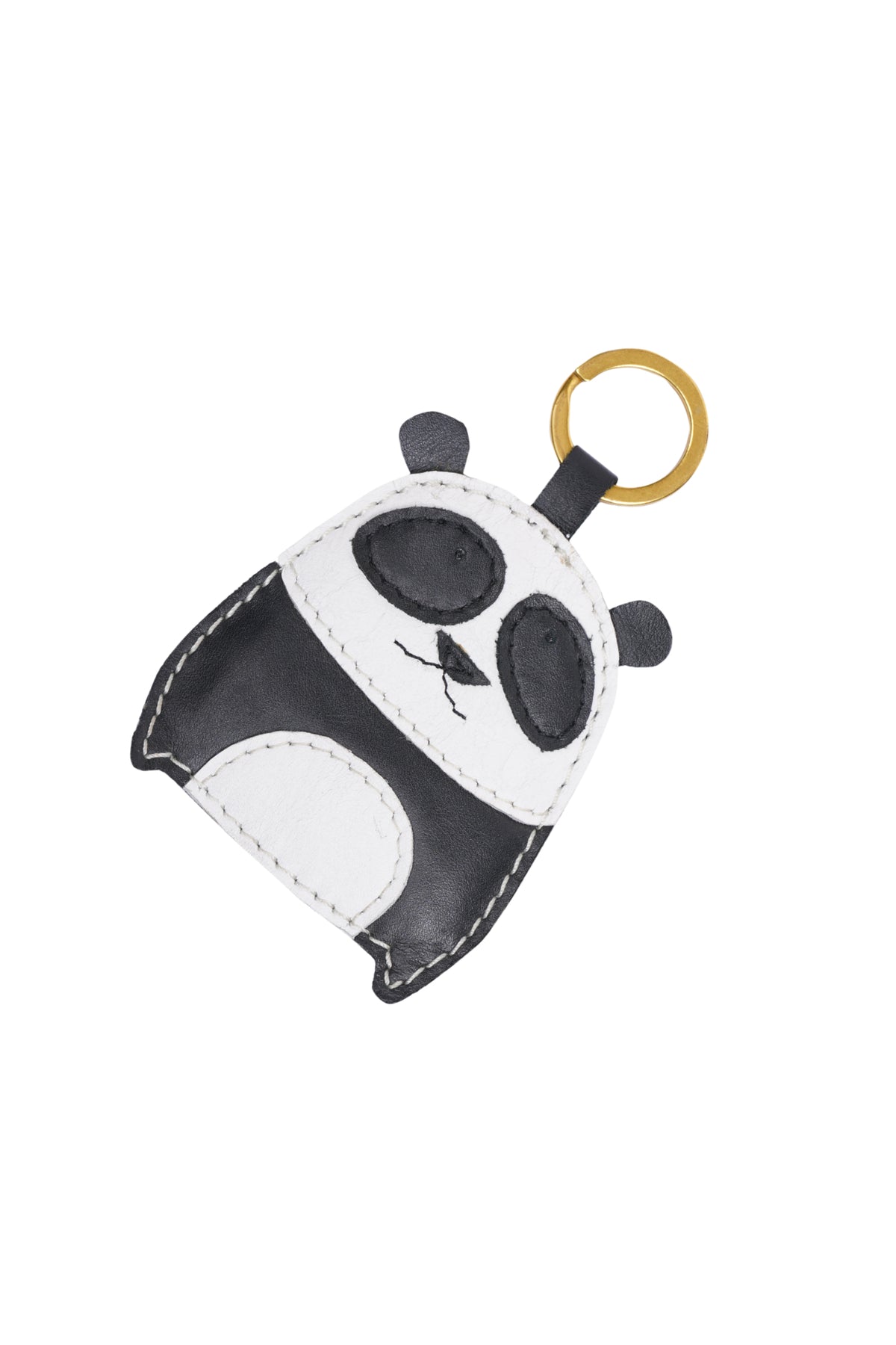 Panda Leather Keychain