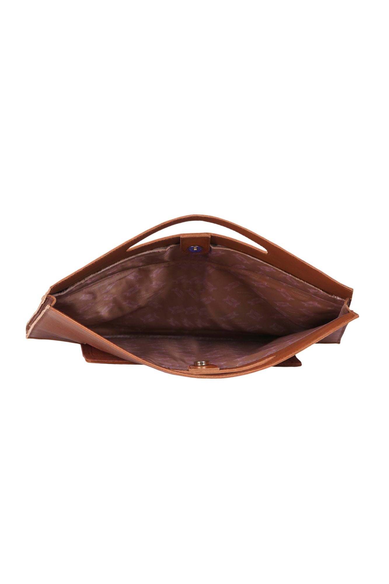 Terracotta Canvas & Leather Laptop Sleeve With Stand